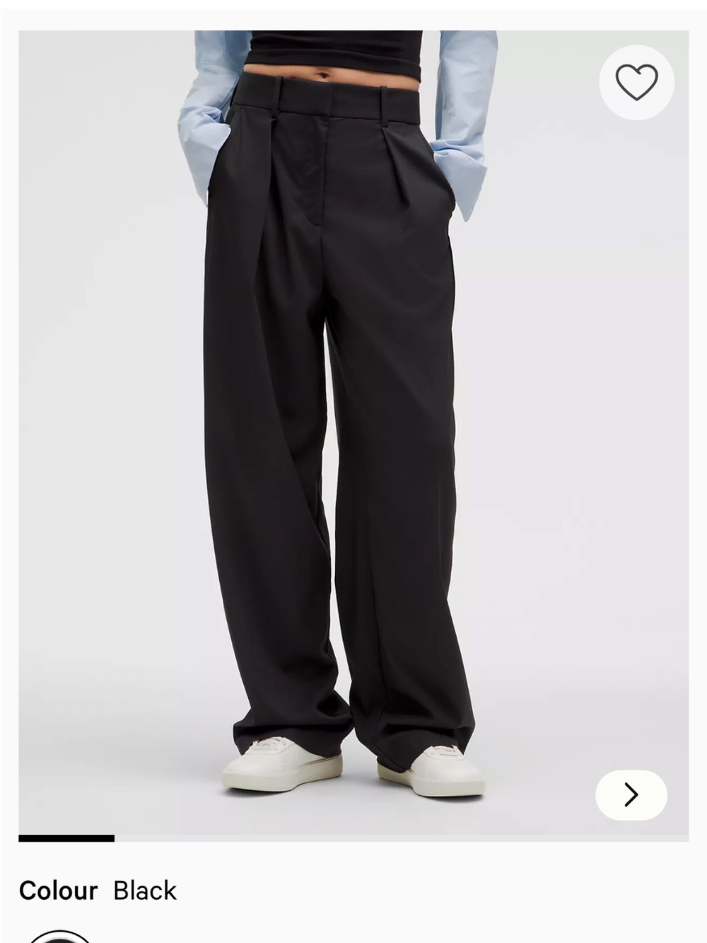 Lululemon Pleated-Front High-Rise Trousers Regular in Espresso